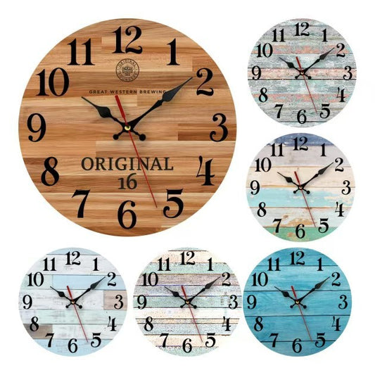 decorative wall clock installation