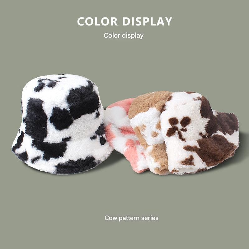 Leopard print fisherman hat top view