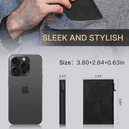 Aluminum wallet close-up image 3