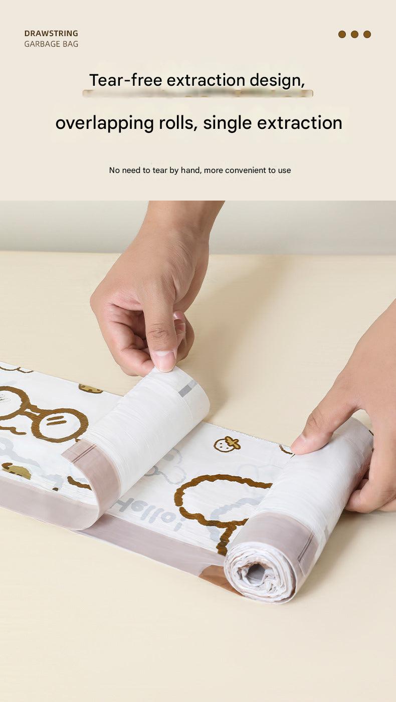 Eco-friendly trash bags in practical sizes