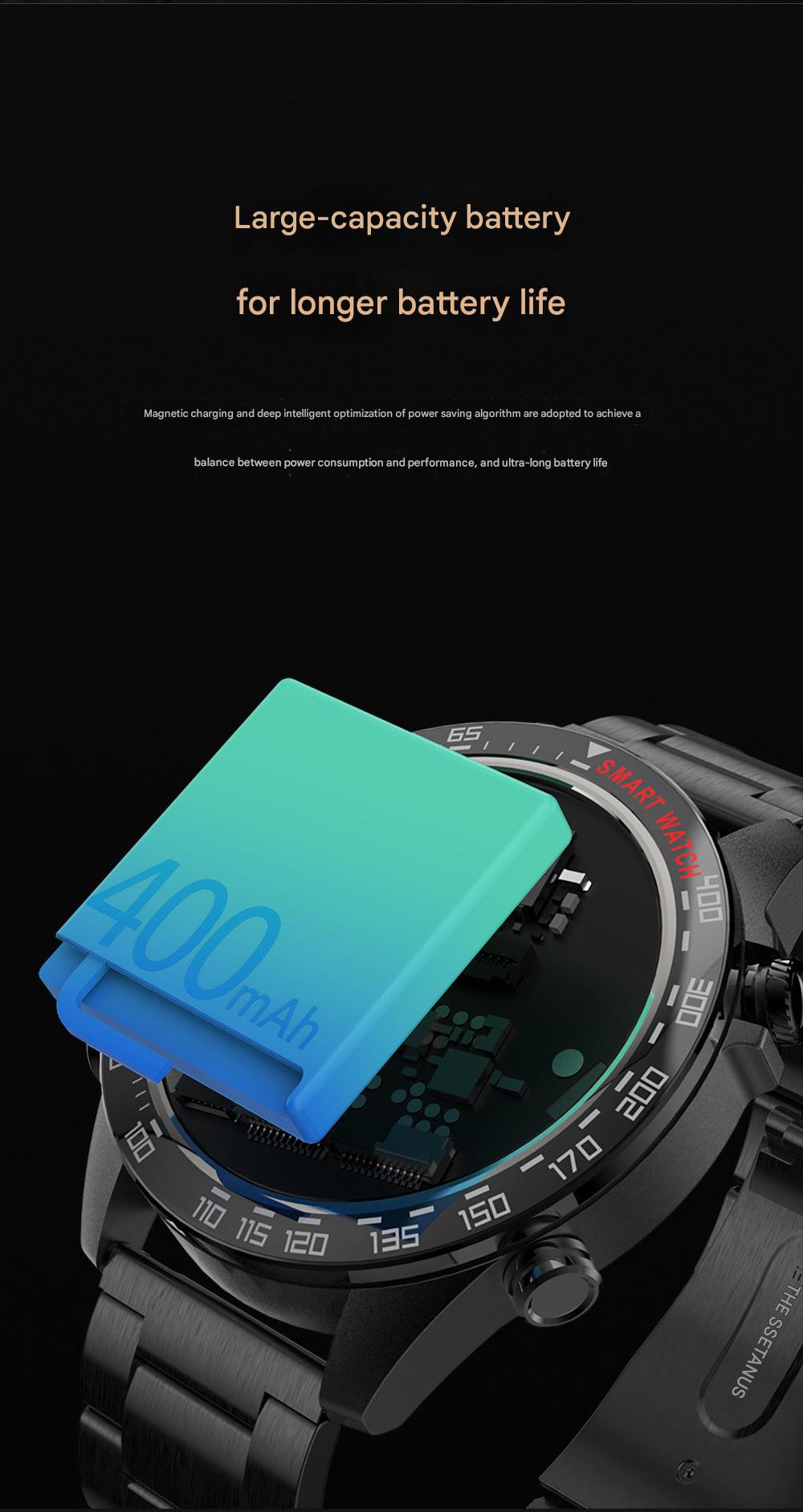 Smartwatch Displaying Heart Rate Monitoring