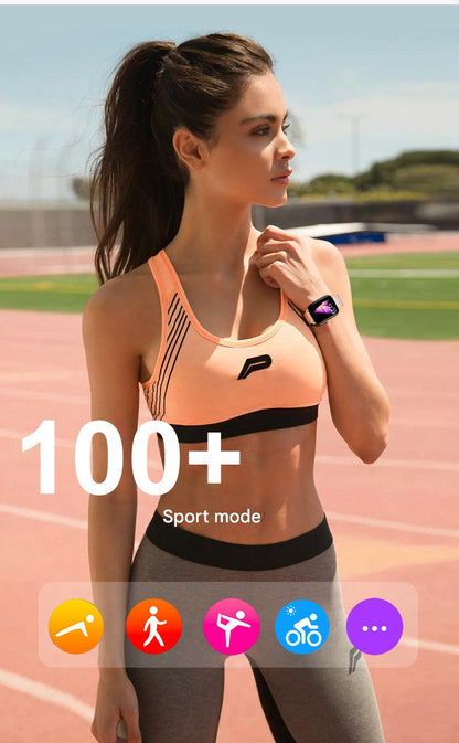 F12 Smartwatch back view showing sensors image 8
