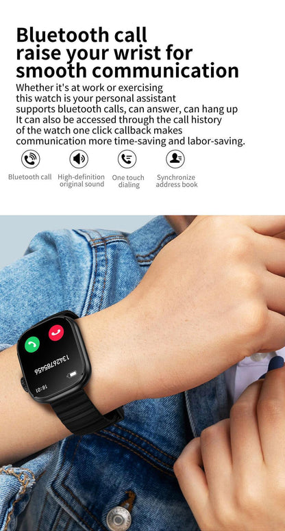 Smartwatch in pink color option