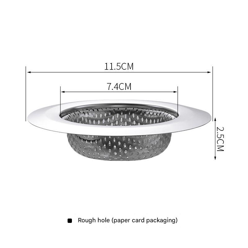 Stylish sink strainer on a kitchen counter