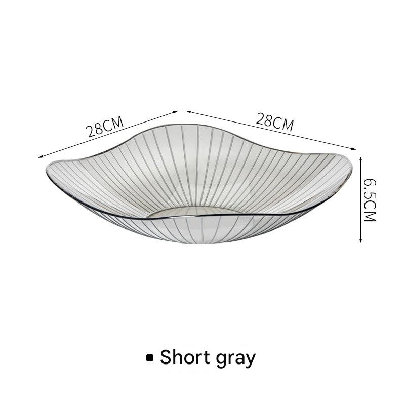 Transparent candy serving dish