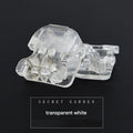 +++Butterfly Shoe Buckle White