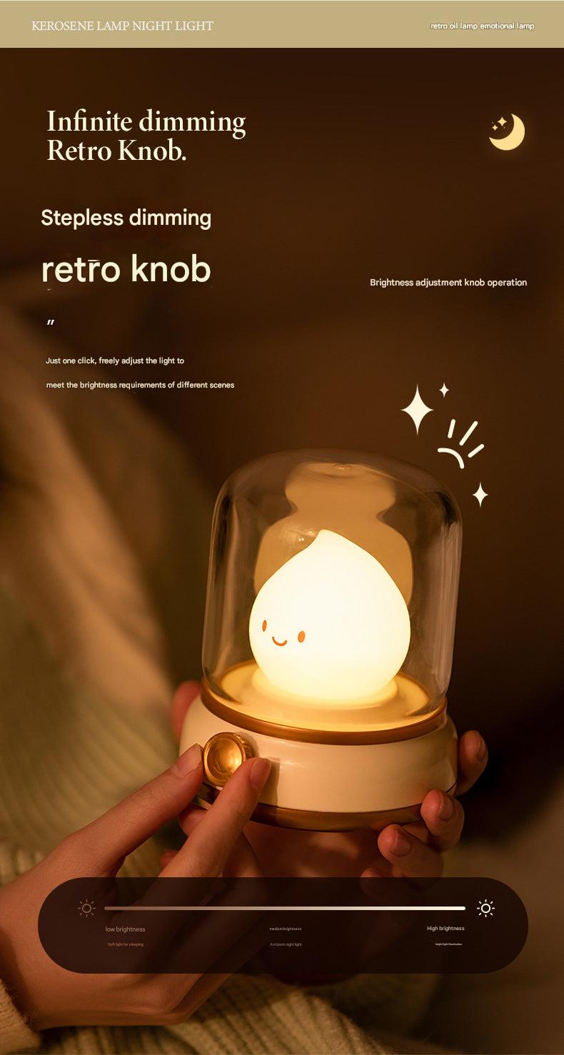 Rechargeable vintage oil lamp image 3