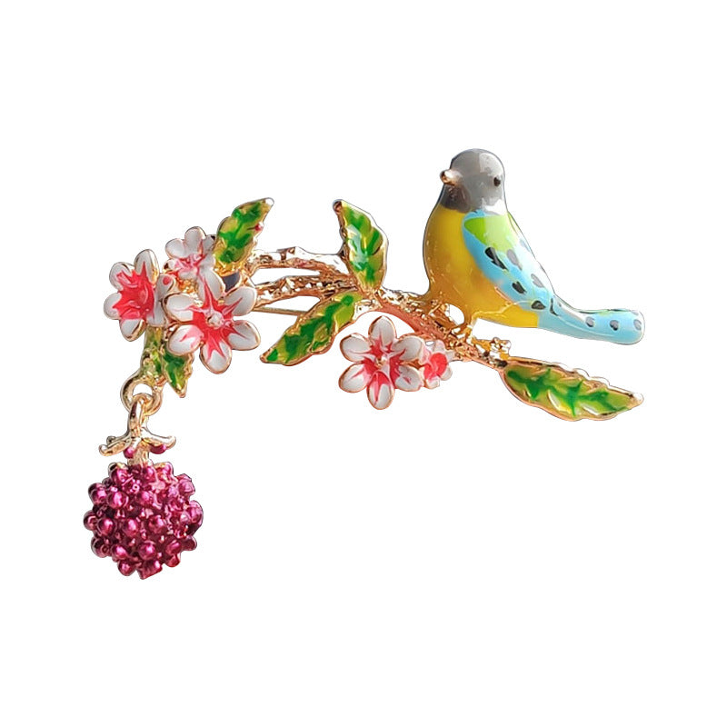 Unique Bird Pin for Clothing Image 4
