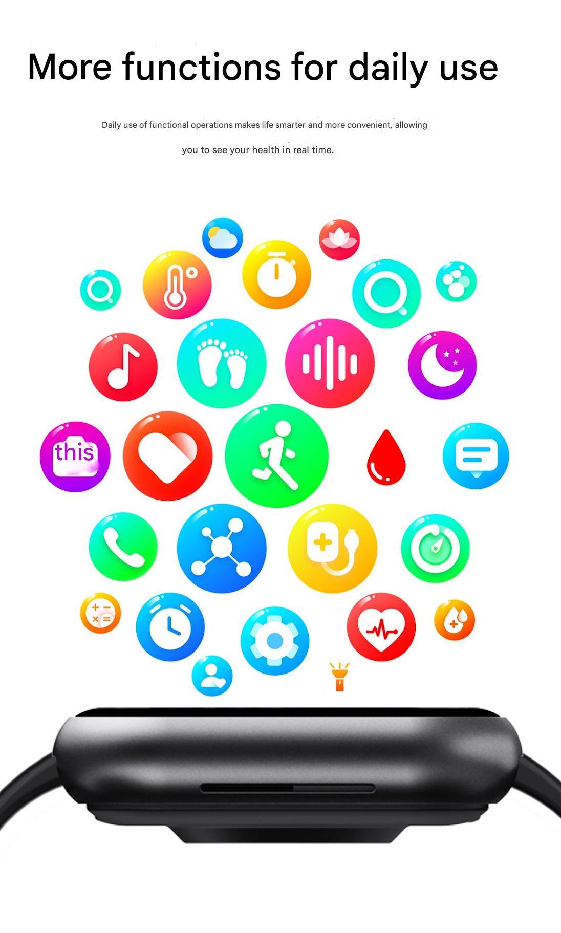 F57 Smartwatch multiple colors