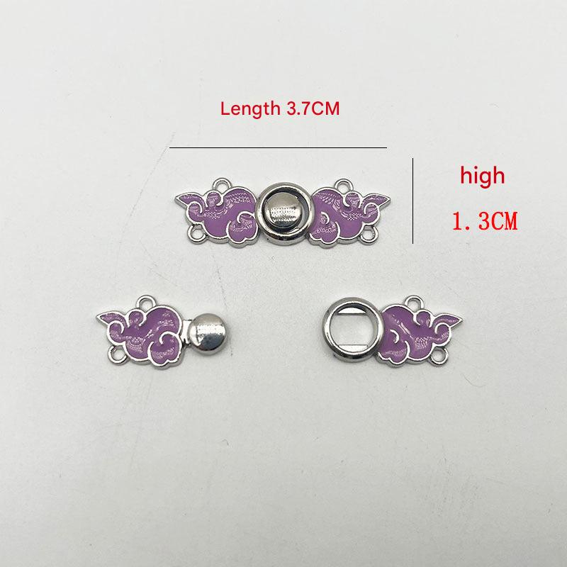 Stylish metal clasp for Hanfu costume