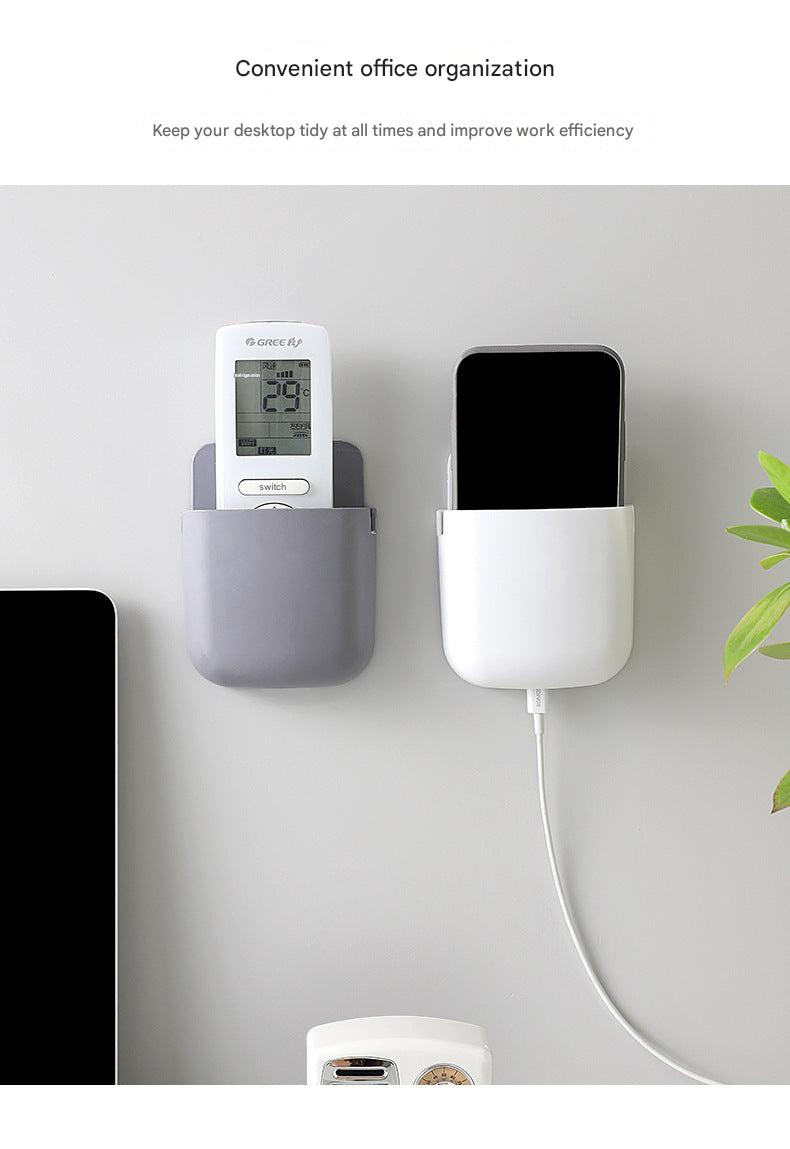 Smart Wall-Mounted Remote Control Holder in various colors