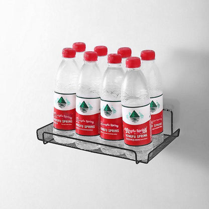 Wall-mounted router shelf in living room