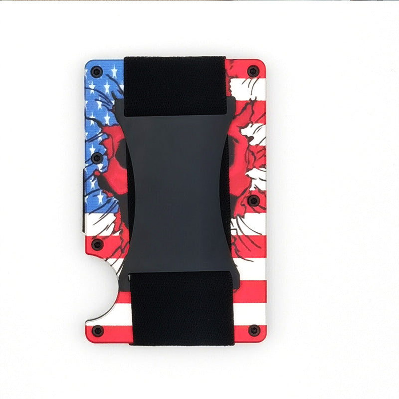 RFID blocking metal card wallet image 1