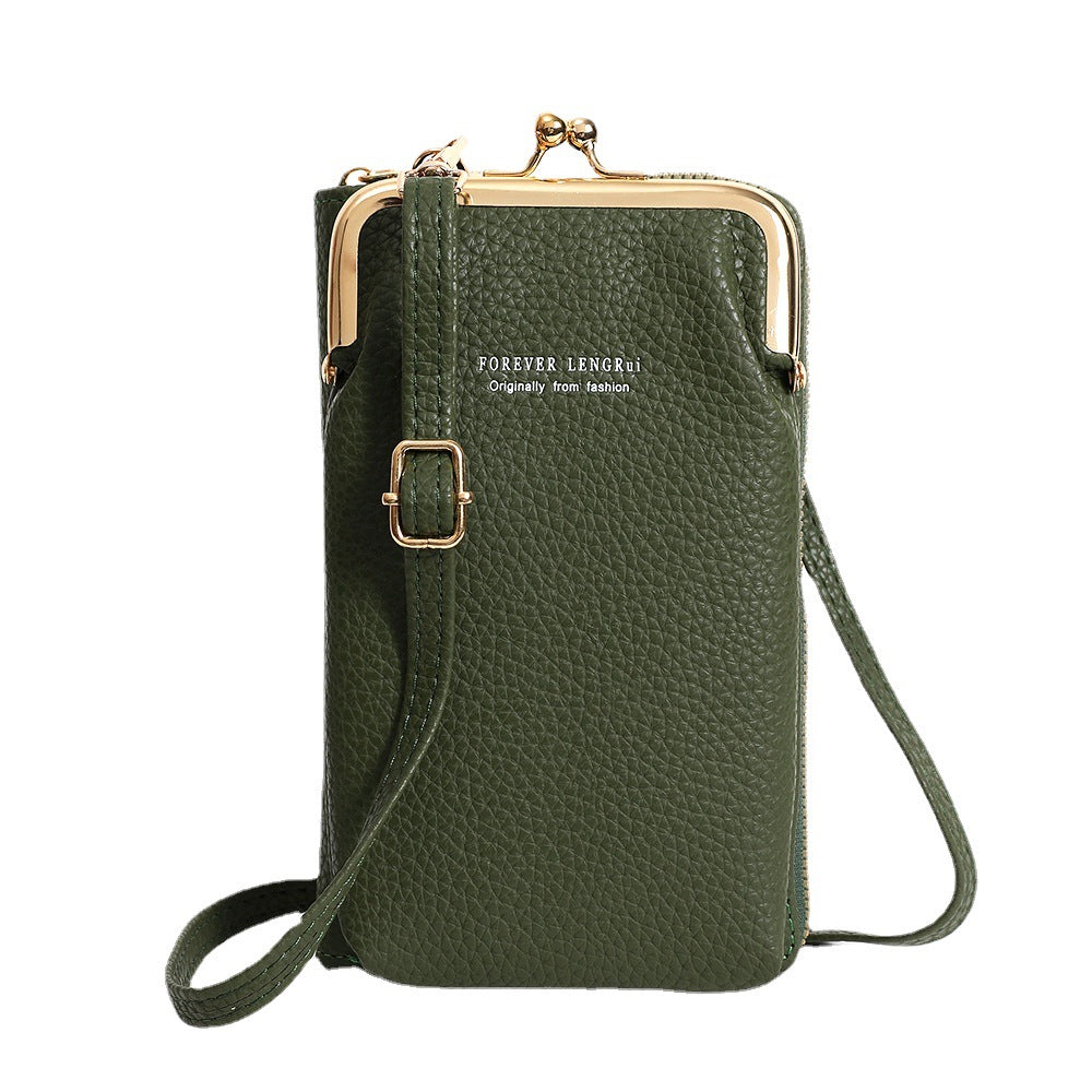 Stylish Mini Women's Phone Wallet Bag - Displayed Colorful