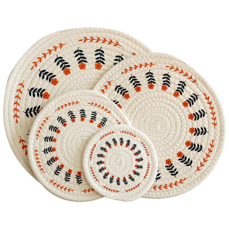 Stylish dining table protective mats