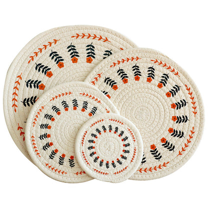 Stylish dining table protective mats