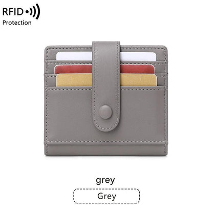 compact credit card holder in pink