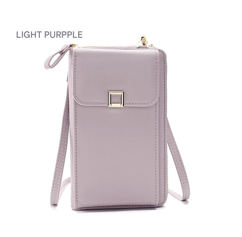 Stylish women's crossbody bag in PU leather