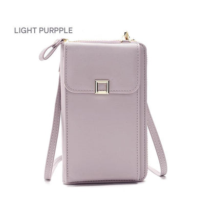 Stylish women's crossbody bag in PU leather