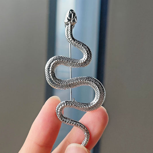 Stylish snake brooch image 1