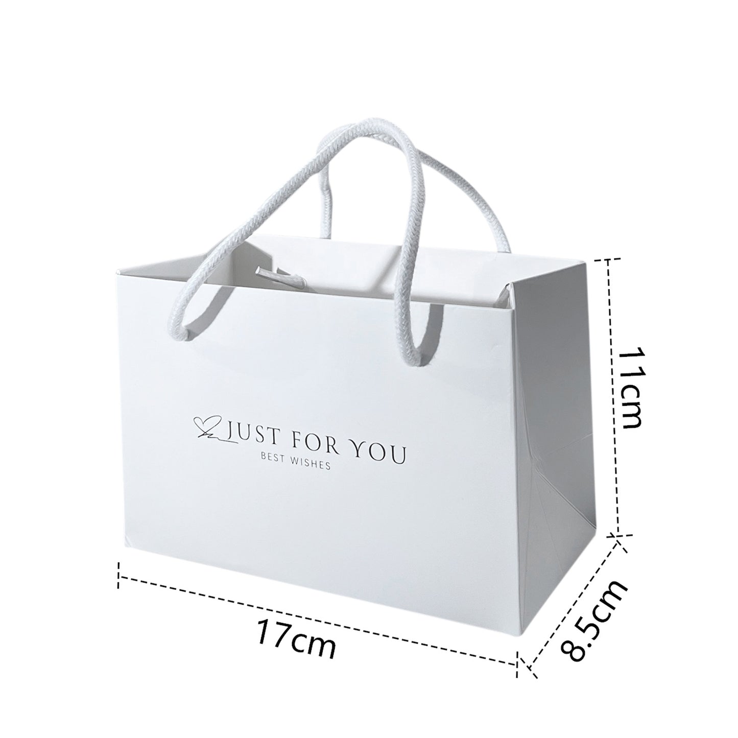 Elegant paper gift bag for holidays 7