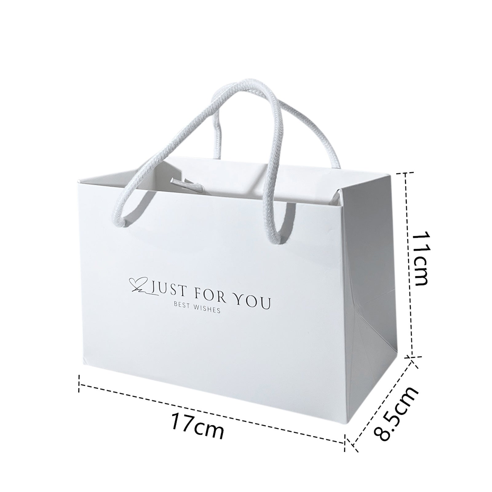 Elegant paper gift bag for holidays 7