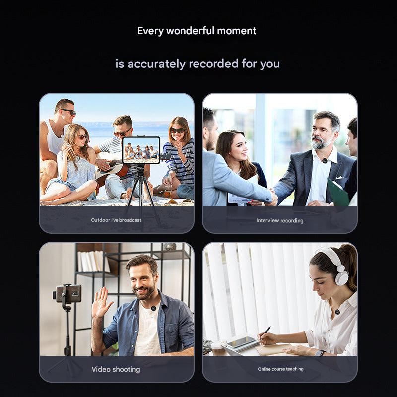 Wireless Clip-On Microphone Q8 Image 1