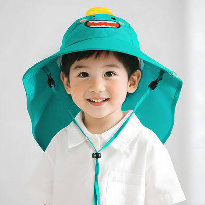 Pink bunny summer hat for children