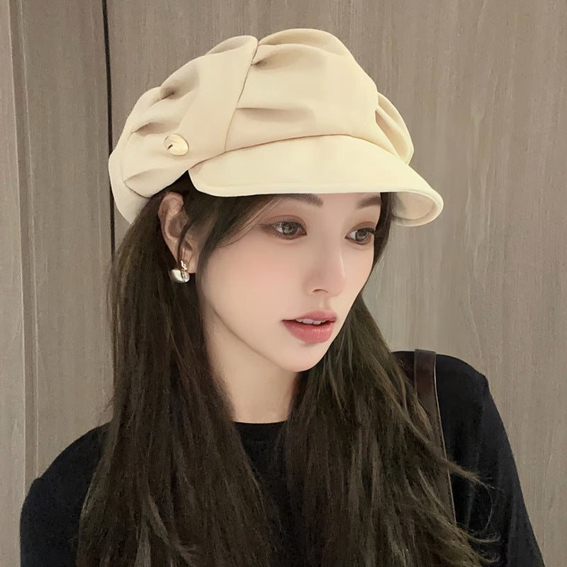 polyester beret hat for winter