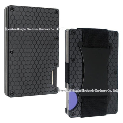 RFID blocking metal card wallet image 1