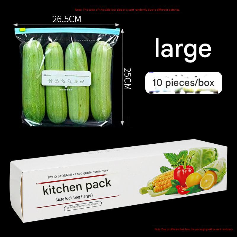 clear plastic freezer bags