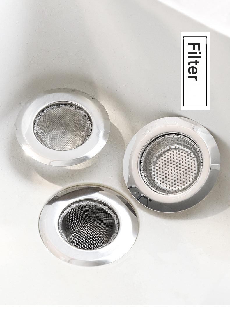 Durable sink strainer for kitchen waste disposal