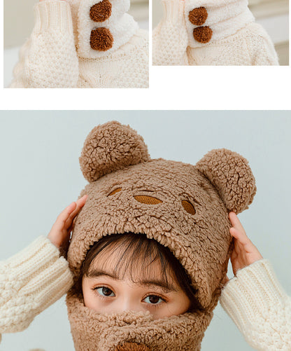 Warm plush winter hat for children - image 4