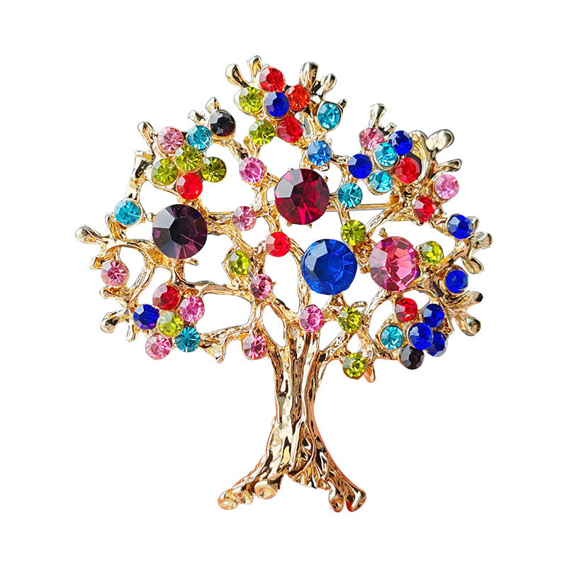 Fashionable alloy Christmas tree pin