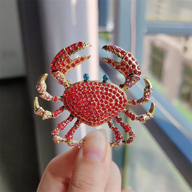 Stylish Alloy Crab Brooch 4