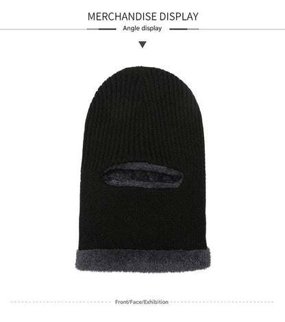 unisex knitted winter beanie outdoors