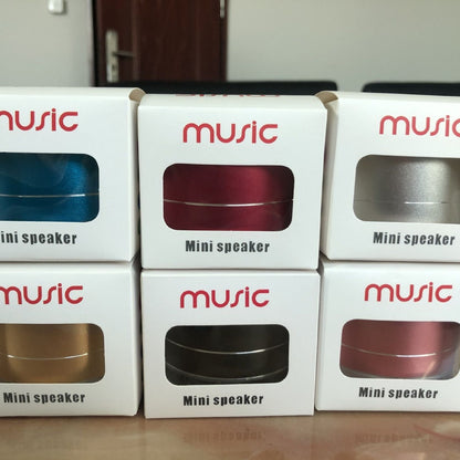 Mini Wireless Bluetooth Speaker on a desk