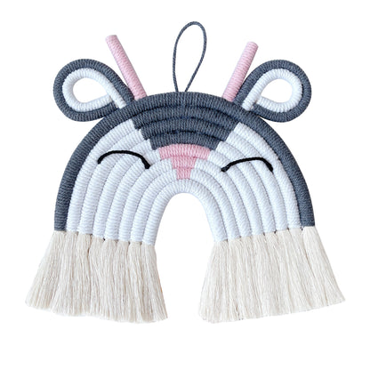 Nordic style woven decor for playroom