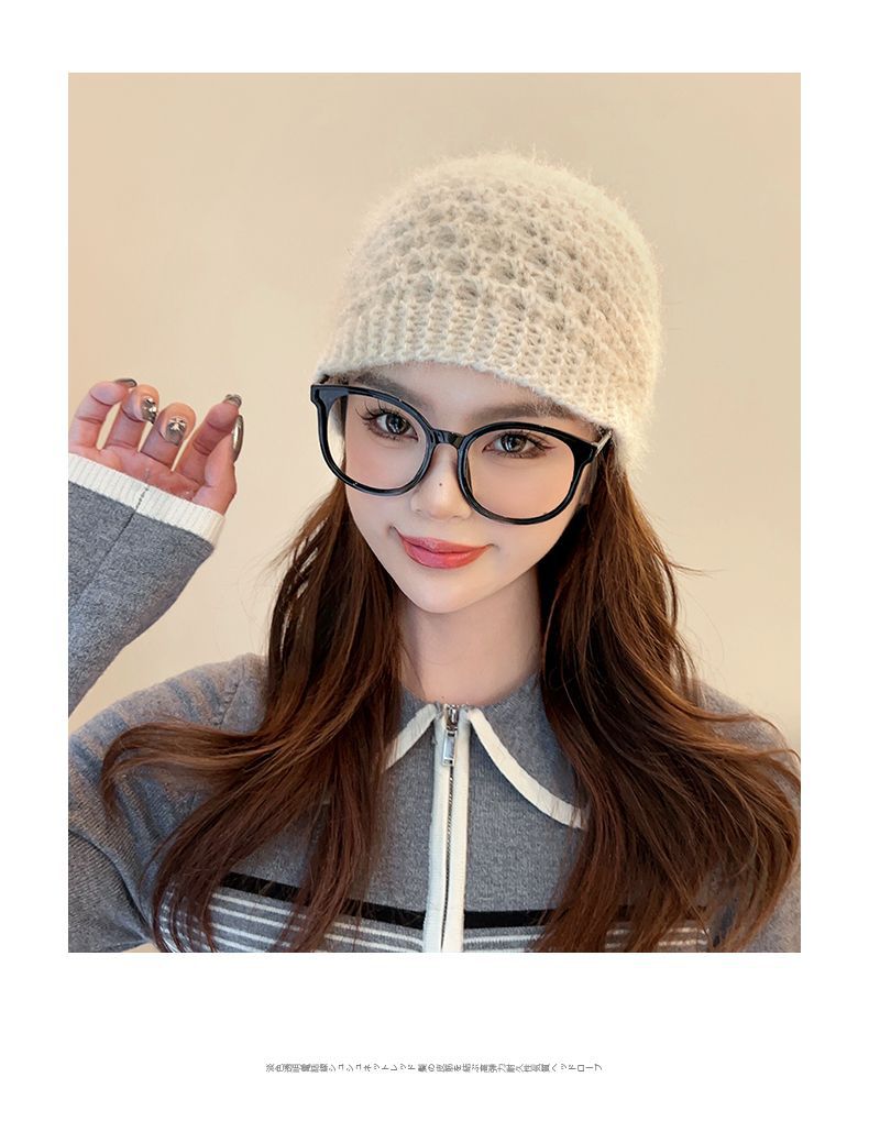 Knitted ear warmer pink