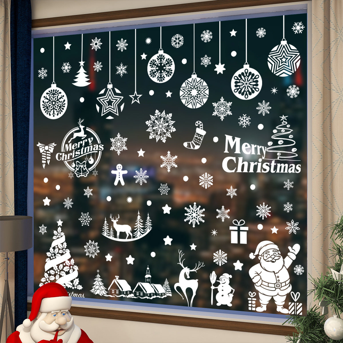 Removable Christmas Wall Stickers