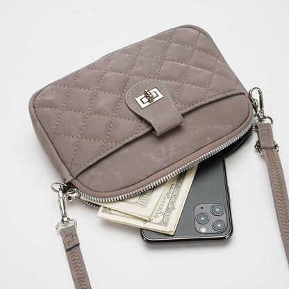 Lifestyle image of woman with phone bag image 10