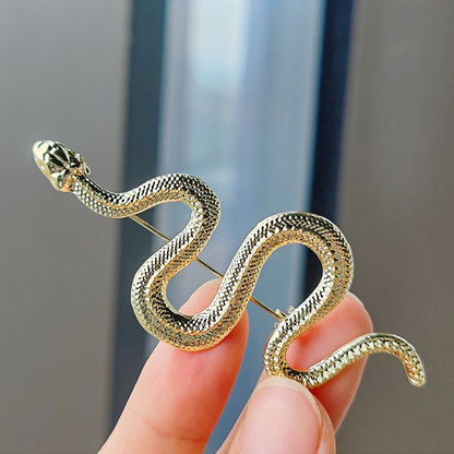 Stylish snake brooch image 2