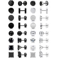 16 Pairs of 8mm Set