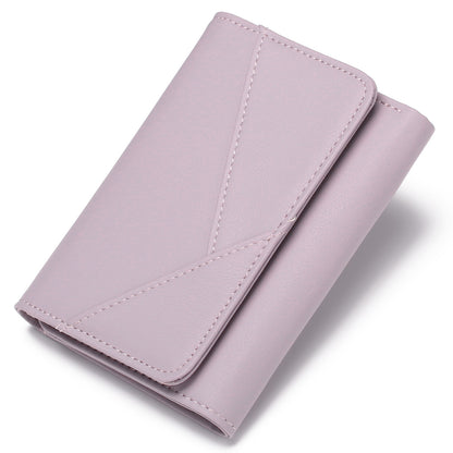 light purple women's wallet with RFID protection