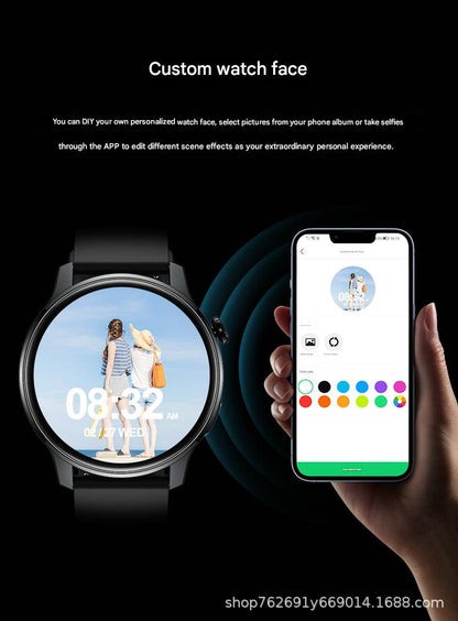 S46 Smartwatch display with touchscreen features