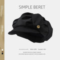 Octagonal Cloud Hat Black