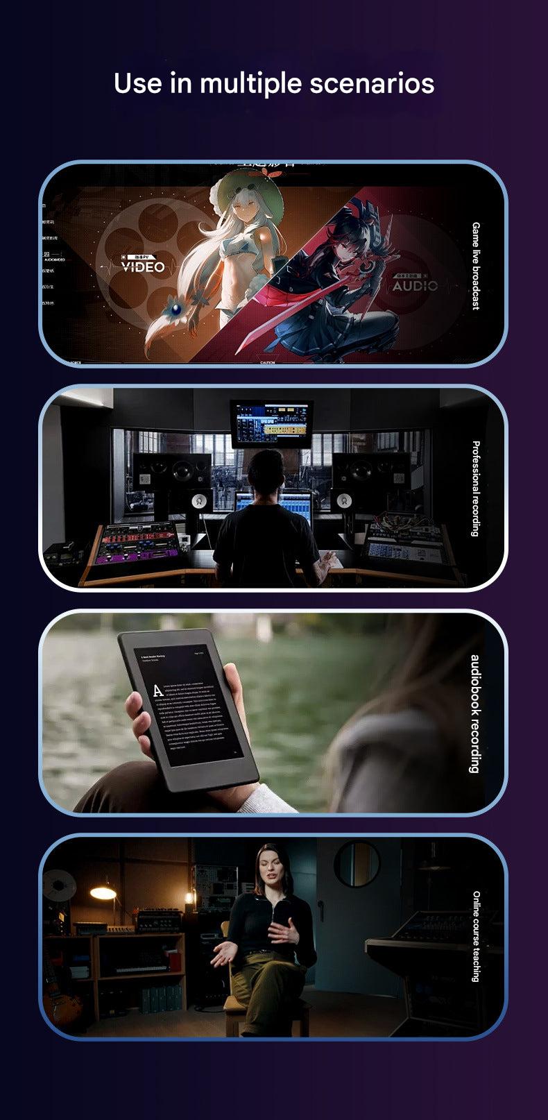 MV7 dynamic microphone with accessories