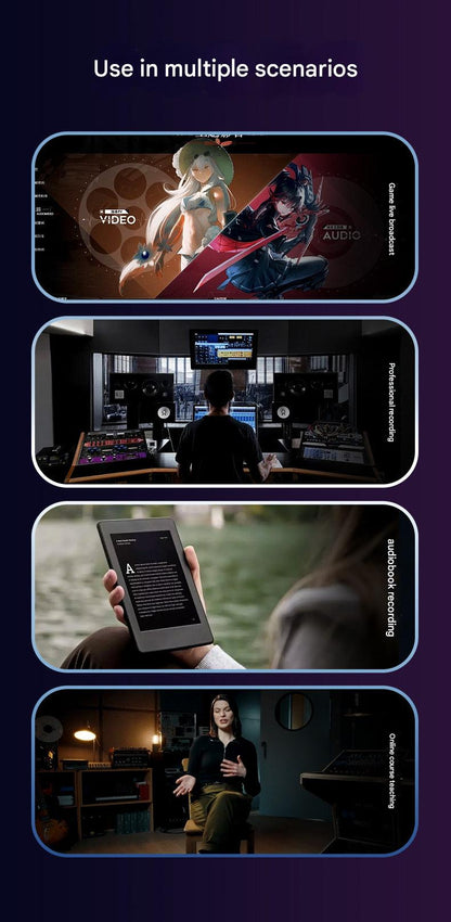 MV7 dynamic microphone with accessories