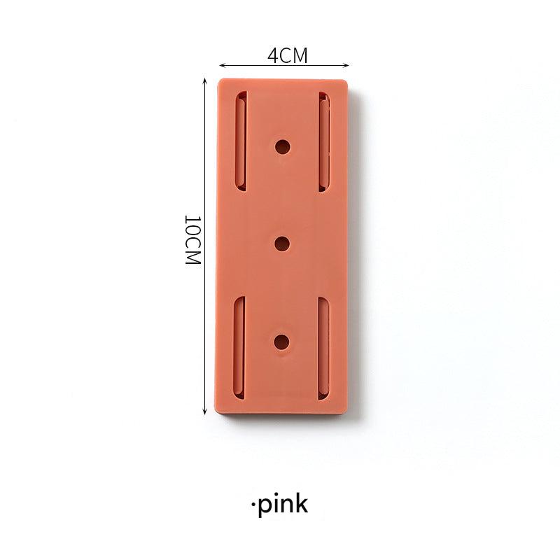 installation image of power strip holder on wall