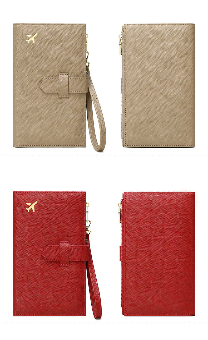 durable passport holder in black image 3